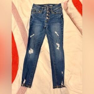 Old Navy Kids Blue Distressed Jeans